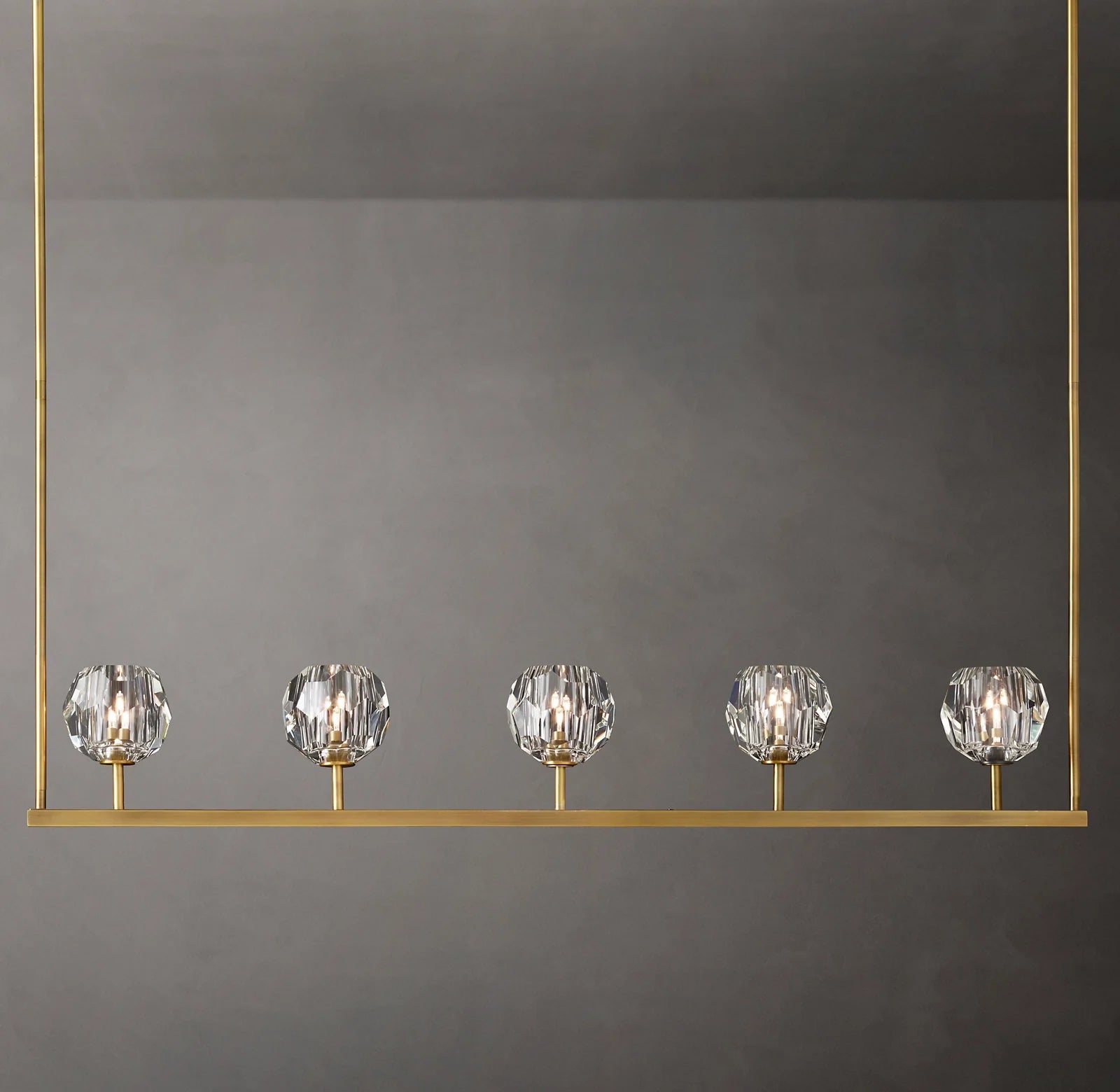 Crystal Linear Chandelier – Boule