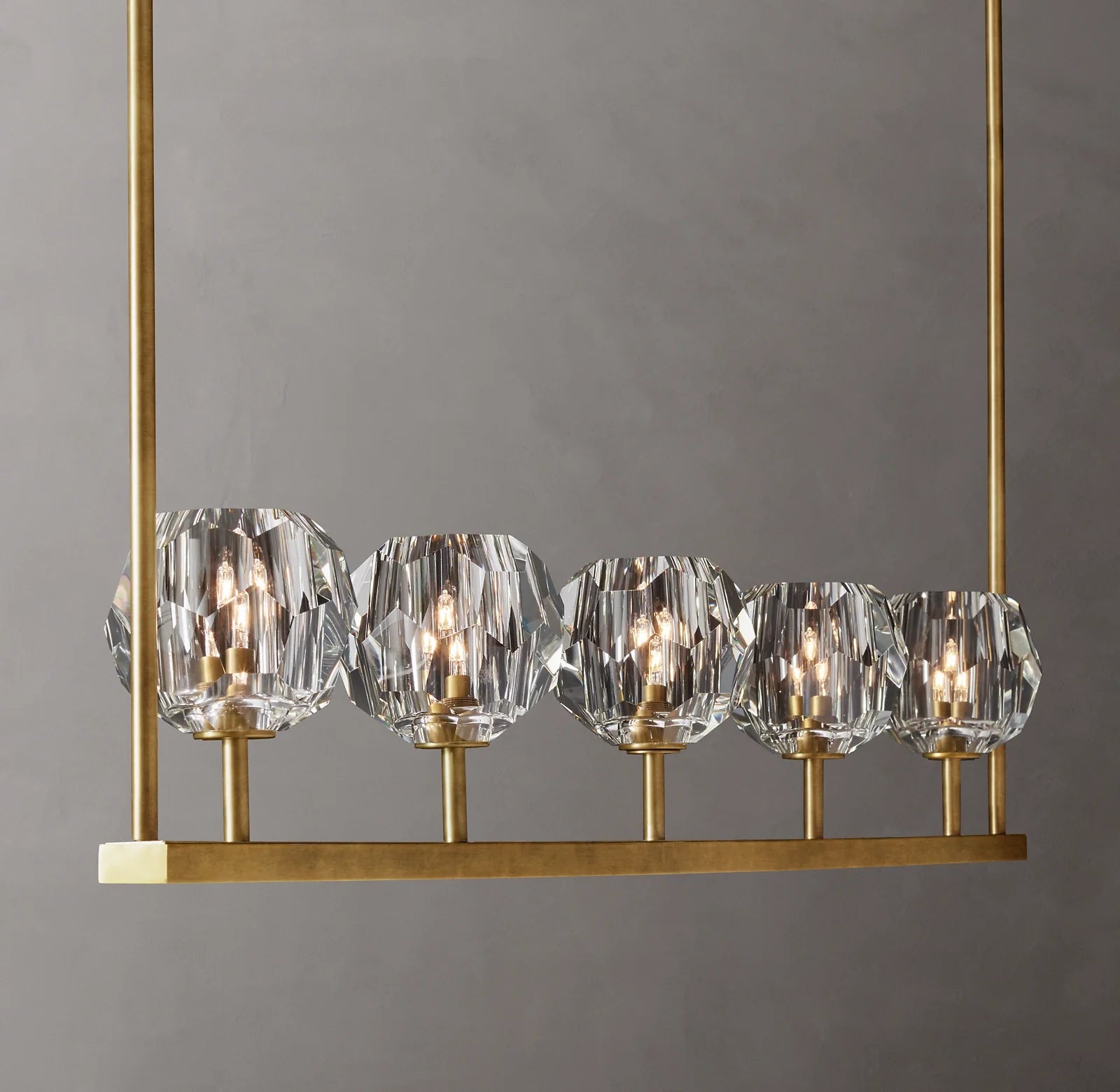 Crystal Linear Chandelier – Boule