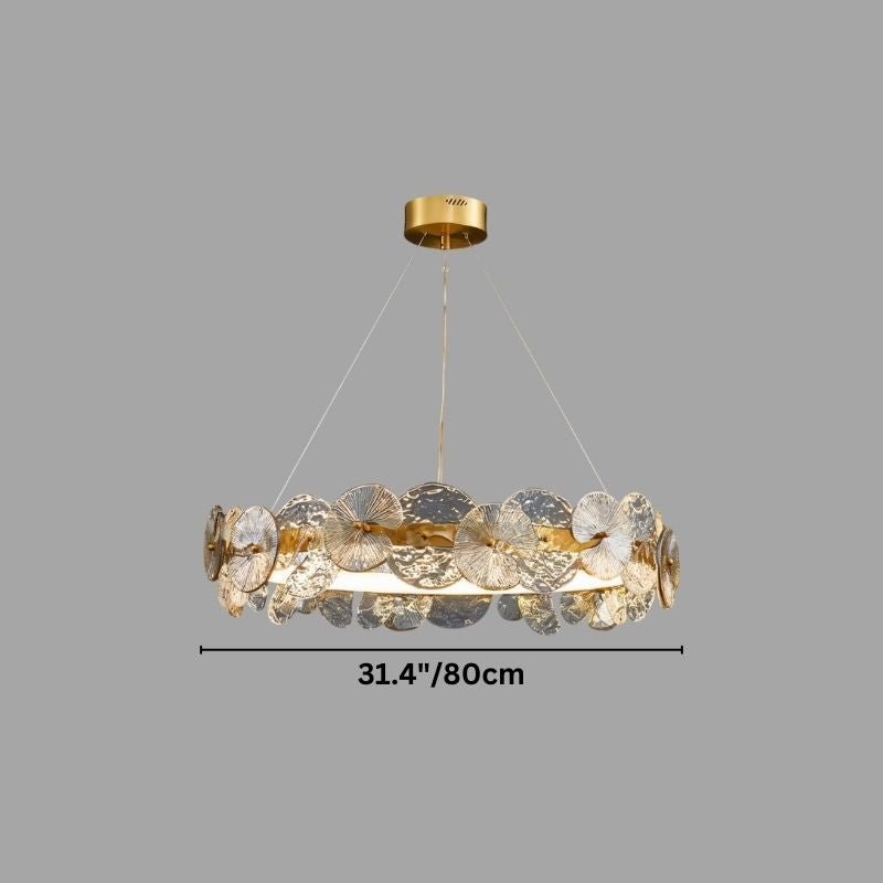 Halo Glas-Kronleuchter
